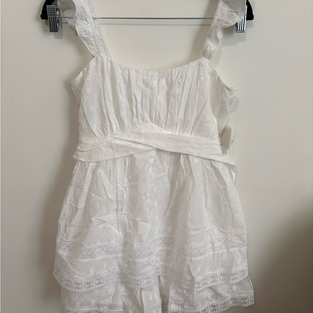 Altar’d State Mini White Dress Graduation / Concert